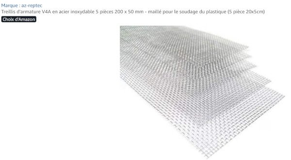 cuve eau pluie materiel necessaire reparation grille en vente