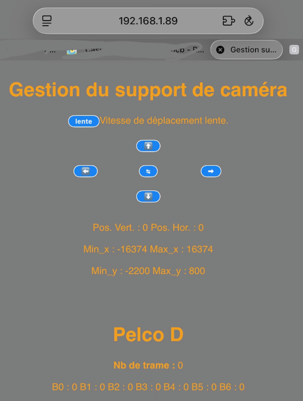 Pelco WiFi page HTML