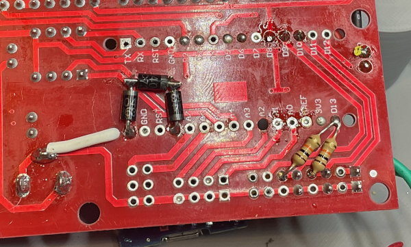 Pelco camera resistance et diode
