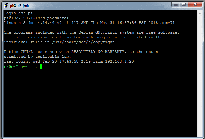 Le logiciel Putty