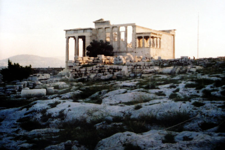 Acropole Athenes vue lointaine